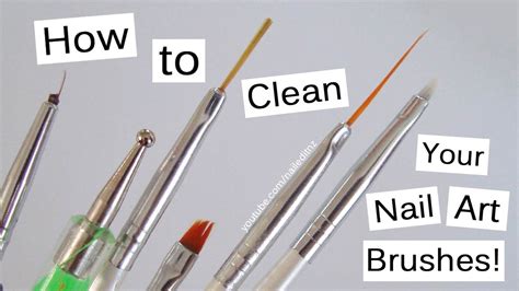 how to clean nail art brushes and what is the best way to store your nail polish?